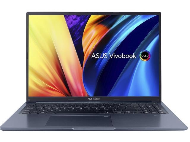 ASUS VivoBook 16X Laptop, 16" 4K OLED Display, Intel Core i7-12700H CPU, Intel Iris Xe Graphics, 16GB RAM, 512GB SSD, Fingerprint Sensor, Windows 11 Home, Quiet Blue, F1603ZA-DS74Ships 7-10 working days 16" 4K (3840 x 2400) OLED 16:10 aspect ratio display